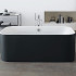Duravit Happy D.2 Plus Ванна акриловая 1800х800мм, отдельностоящая, бесшовная панель, цвет: graphite supermatt