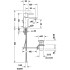 Duravit D-Neo Смеситель для раковины на 1 отв., с донным клапаном, h=151мм, излив 94мм цвет: хром
