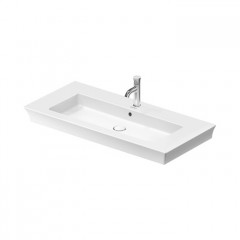 Duravit White Tulip Раковина накладная 1050х490 мм,с переливом, без отв. под смеситель, с WonderGliss, цвет: белый