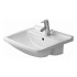 Duravit Starck III Раковина полувстраиваемая 550х460 мм. с переливом, с 1 отв под смеситель, цвет белый