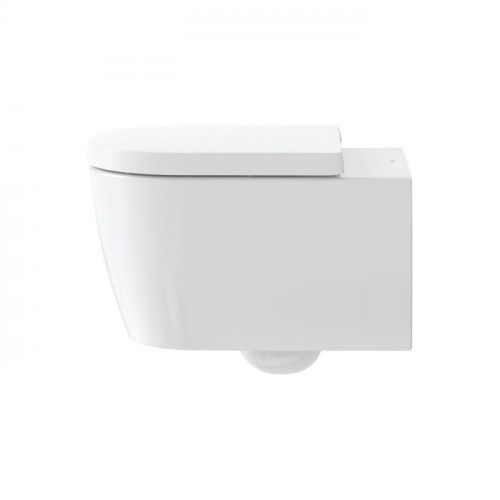 Duravit Me by Starck Сиденье для унитаза, с микролифтом, петли нерж сталь, цвет внутри-белый, снаружи-белый шелковисто-матовый