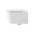 Duravit Me by Starck Сиденье для унитаза, с микролифтом, петли нерж сталь, цвет внутри-белый, снаружи-белый шелковисто-матовый