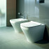 Duravit DuraStyle Унитаз напольный пристенный 370х570 мм, с креплением,слив в стену. цвет белый