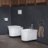 Duravit White Tulip Биде напольное 370x580х420 мм, с переливом, с 1 отв под смеситель, цвет: белый