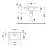 Duravit Starck 3 Раковина 700х490 мм, с переливом, с 1 отв под смеситель, цвет белый