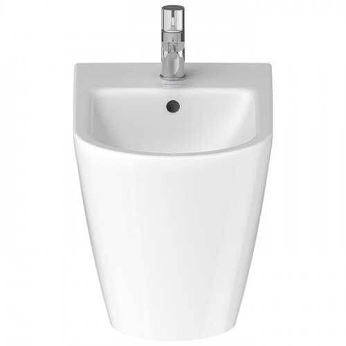 Duravit D-Neo Биде напольное 370x650х400 мм, с переливом, с 1 отв под смеситель, с WonderGliss, цвет: белый