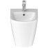 Duravit D-Neo Биде напольное 370x650х400 мм, с переливом, с 1 отв под смеситель, с WonderGliss, цвет: белый