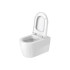 Duravit Me by Starck Сиденье для унитаза, с микролифтом, петли нерж сталь, цвет внутри-белый, снаружи-белый шелковисто-матовый