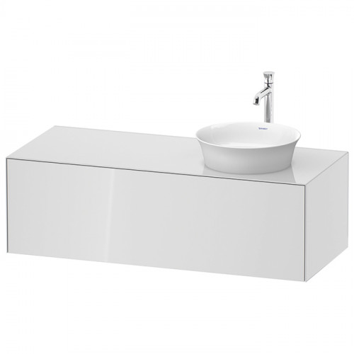 Duravit White Tulip Тумбочка подвесная, 408x1300x550 мм, 1 выдвижной ящик, цвет: белый высокоглянцевый