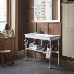 Duravit White Tulip Раковина накладная 1050х490 мм,с переливом, без отв. под смеситель, с WonderGliss, цвет: белый