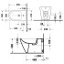 Duravit D-Neo Биде напольное 370x650х400 мм, с переливом, с 1 отв под смеситель, с WonderGliss, цвет: белый