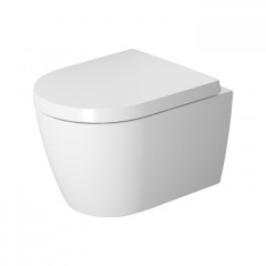Duravit ME by Starck Унитаз подвесной Compact Rimless, вкл. крепление Durafix, 4,5л., 370x480мм, с покрытием WonderGliss Цвет: Белый