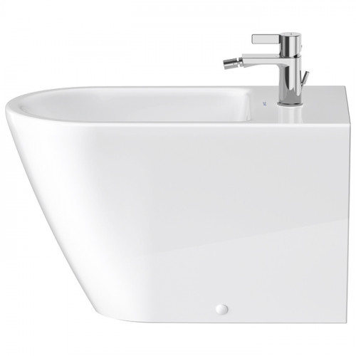 Duravit D-Neo Биде напольное 370x650х400 мм, с переливом, с 1 отв под смеситель, с WonderGliss, цвет: белый