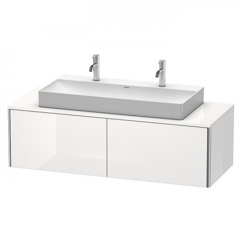 Duravit XSquare База по раковину подвесная 1400х548х400 мм, с 2 выдв ящик, Цвет белый глянцевый