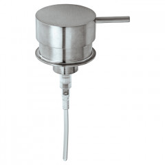 Duravit Starck T Помпа для мыла встраиваемая D=60мм, цвет: Stainless steel Brushed