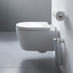 DURAVIT ME BY STARCK Унитаз подвесной 480х370 мм., Rimless, включая крепление Durafix, цвет внутри белый, снаружи белый шелковисто-матовый