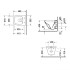 Duravit DuraStyle Унитаз подвесной 480мм, compact, Rimlessess, wash down, 4,5L