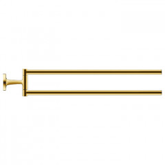 Duravit Starck T Полотенцедержатель двойной, настенный 465мм, цвет: Gold Polished