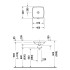 Duravit DuraStyle Раковина встраиваемая снизу , с переливом, 370х370 мм , без отв под смеситель, цвет белый