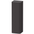 Duravit Happy D.2 Plus Комплект - Пенал подвесной 1336x400x360мм, 1дверь, 3 стекл. полки, DX c Декоративным Топ16x403x364мм, цвет: Графит суперматов