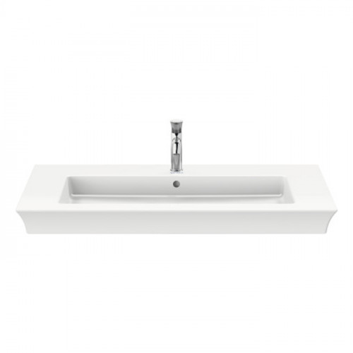 Duravit White Tulip Раковина накладная 1050х490 мм,с переливом, с 1 отв. под смеситель, с WonderGliss, цвет: белый