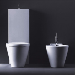 Duravit Унитаз моноблок 640х415 мм, с креплениями , слив универсальный, цвет белый