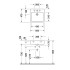 Duravit Vero Раковина для мебели, без перелива, с 1 отвр. под смес., 500x470мм, Цвет: Белый