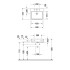 Duravit Vero Air Раковина 50cm, w, с площадкой, без отв. под смеситель, на столешницу, Цвет белый