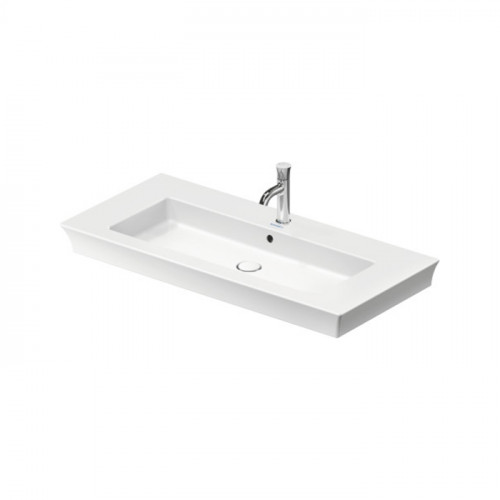 Duravit White Tulip Раковина накладная 1050х490 мм,с переливом, с 1 отв. под смеситель, с WonderGliss, цвет: белый