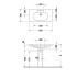 Duravit D-Code Раковина для мебели,с перел., с 1 отв. под смес., 850x480мм, Цвет: Белый
