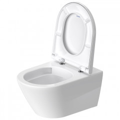 Duravit D-Neo Унитаз подвесной 370х540 мм безободковый, с WonderGliss, цвет: белый (СПЕЦЦЕНА)