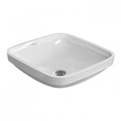 Duravit DuraStyle Раковина встраиваемая снизу , с переливом, 370х370 мм , без отв под смеситель, цвет белый