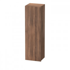 Duravit DuraStyle Колонна 1400x400x360mm, 1 дерца, 4 стеклянные полки, петли слева ,цвет орех натуральный 79
