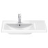 Duravit D-Neo Раковина накладная 800х480 мм, ассим, с переливом, с 1 отв. под смеситель, с WonderGliss, цвет: белый (СПЕЦЦЕНА)