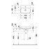 Duravit Happy D.2 Plus Раковина 500х400мм с переливом, без отв под смес, с креплением, выпуск с керам. покрытием, покр WonderGliss, цвет Anthracite