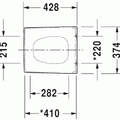 Duravit Vero Сиденье для унитаза съемное, петли: нерж. сталь с микролифтом, Цвет: Белый (Со Склада нашего продаем с унитазом 2217090000!)