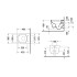 DURAVIT ME BY STARCK Унитаз подвесной 480х370 мм., Rimless, включая крепление Durafix, цвет внутри белый, снаружи белый шелковисто-матовый