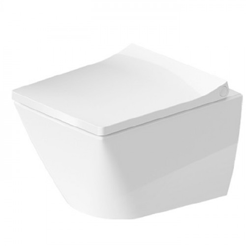 Duravit Viu Унитаз подвесной компактный безободковый 370х480мм цвет белый