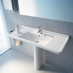 Duravit Starck 3 Раковина 850х485 мм, с переливом, с 1 отв под смеситель, цвет белый