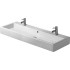Duravit Vero Раковина для мебели, с перел., с 2 отв. под смес.,1200x470мм, Цвет: Белый