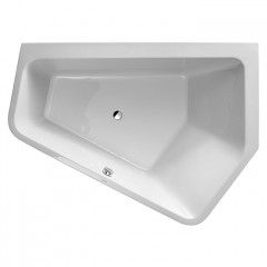 Duravit Paiova 5 Ванна угол справа, 1900х1400 мм, объем 267 л, встраиваемая ,с 2 разными наклонами спинки, цвет: белый