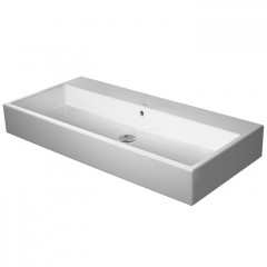 Duravit Vero Air Раковина 100cm, с переливом, с площадкой, без отв. под смеситель, на столешницу, Цвет белый