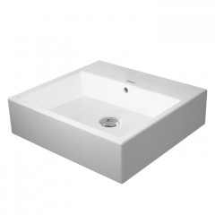 Duravit Vero Air Раковина 50cm, w, с площадкой, без отв. под смеситель, на столешницу, Цвет белый