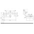Duravit Happy D.2 Plus Тумба подвесная с умывальником 975х490х468 мм, с 1 отв под смесит, 2 ящика, выпуск и сифон в комплекте, цвет белый глянцевый