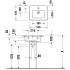 Duravit ME by STARCK Раковина накладная 530х430мм с переливом, с 1 отв под смес, цвет: белый