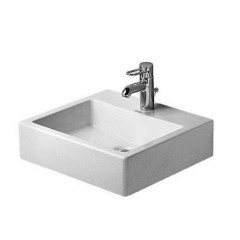 Duravit Vero Раковина для мебели, без перелива, с 1 отвр. под смес., 500x470мм, Цвет: Белый