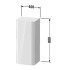 Duravit Happy D.2 Plus Пенал подвесной 880x400x360мм с 2 стеклянными полками, 1 дверь, петли слева, цвет: stone grey satin matt (без топа)