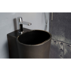 Azzurra Nativo Раковина подвесная 35х37хh62см с 1 отв. под смеситель, с креплением, цвет белый