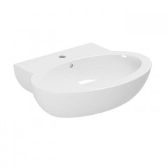 AZZURRA COMODA раковина подвесная с 1 отв. под смеситель 65х50см, цвет белый