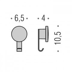 Colombo Nordic Крючок EB27, цвет: хром